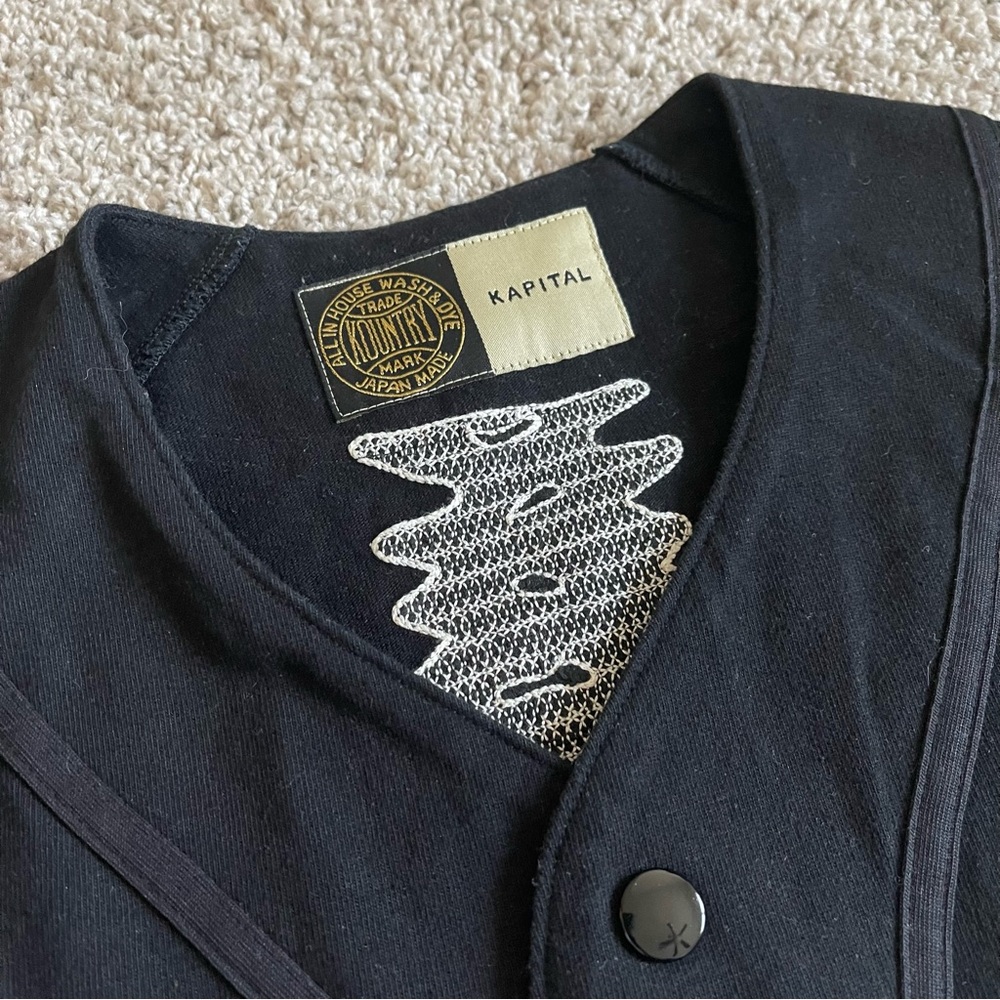 Kapital Densed Baseball Jersey Shirt - Picture 6 of 10